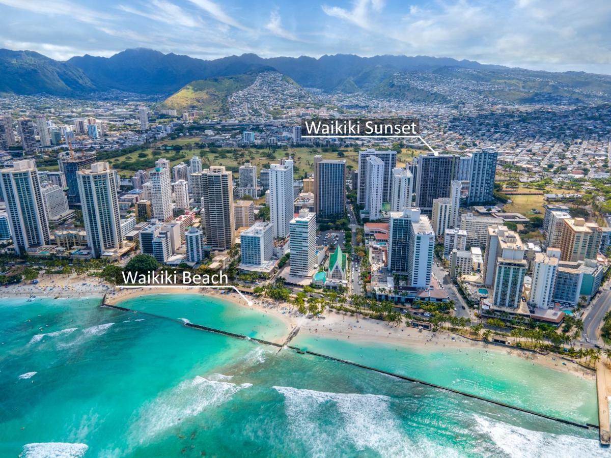 Waikiki Sunset Mountain View Near Beach With Parking Honolulu Dış mekan fotoğraf